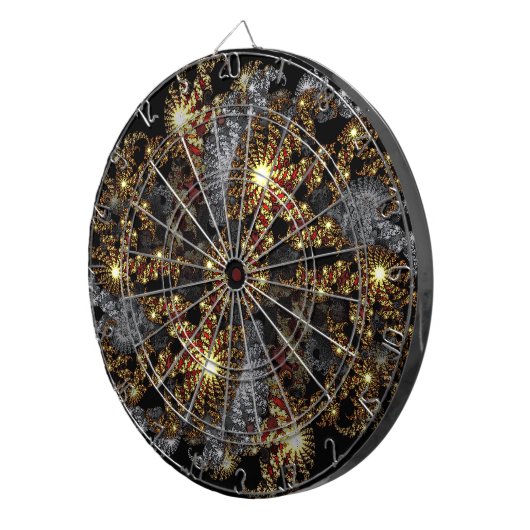 Fraktal Dartscheibe (Vorderseite rechts)