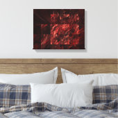 Fraktal-Dekoration Leinwanddruck (Insitu (Schlafzimmer))