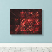 Fraktal-Dekoration Leinwanddruck (Insitu (Holzboden))