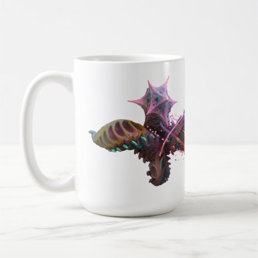 Fraktal der Energie-3D Kaffeetasse (Links)