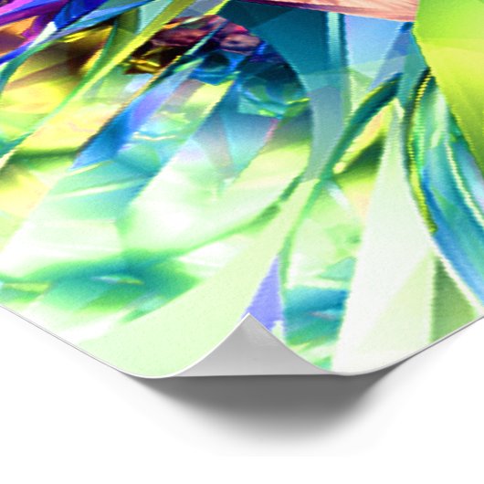 Fraktal der Funkfrequenzen Poster (Ecke)