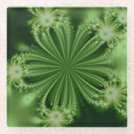Fraktal der grünen Blume Untersetzer