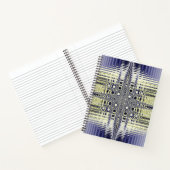 Fraktal der optischen Illusion Notizblock (Innenseite)