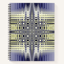 Fraktal der optischen Illusion Notizblock