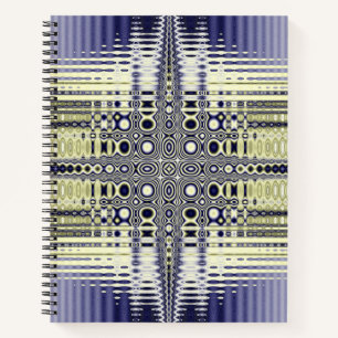 Fraktal der optischen Illusion Notizblock