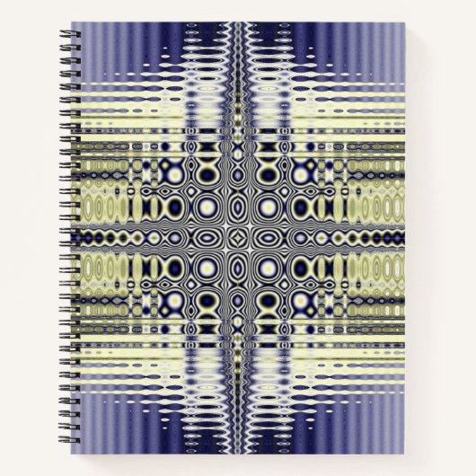 Fraktal der optischen Illusion Notizblock (Vorderseite)