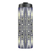 Fraktal der optischen Illusion Thermosbecher (Vorderseite)