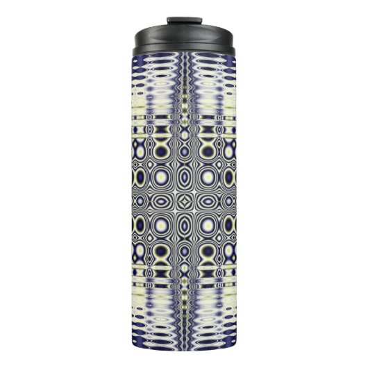 Fraktal der optischen Illusion Thermosbecher (Vorderseite)