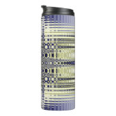 Fraktal der optischen Illusion Thermosbecher (Nach rechts gedreht)