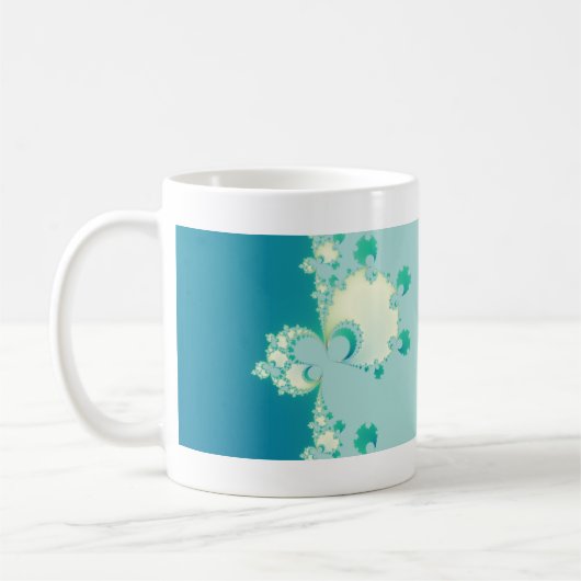 Fraktal der Pilze Kaffeetasse (Links)