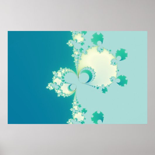 Fraktal der Pilze Poster (Vorne)