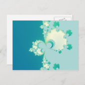 Fraktal der Pilze Postkarte (Vorne/Hinten)