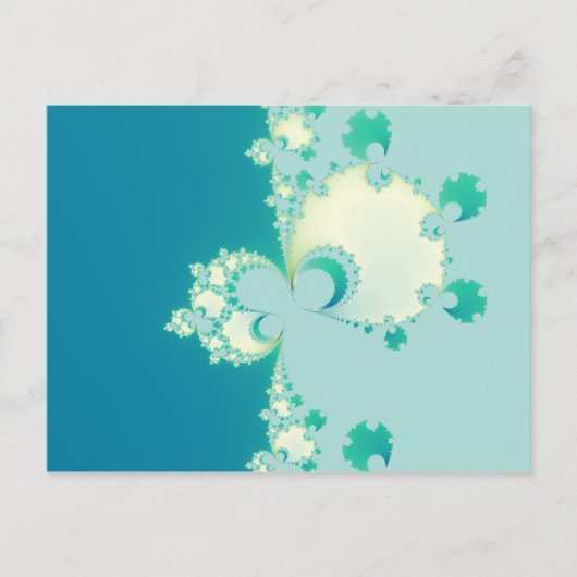 Fraktal der Pilze Postkarte (Vorderseite)