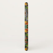 Fraktal Design der Lovebird-Federn Case-Mate iPhone Hülle (Hinten/Links)