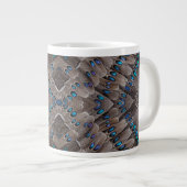 Fraktal Design Fasanenfresser Jumbo-Tasse (Vorderseite Rechts)