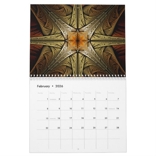 Fraktal Design Kalender (Feb 2026)