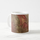 Fraktal Design (Koralle-Beige) auf Kaffee-Tasse Kaffeetasse (Vorderseite Links)