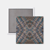 Fraktal Design Pheasant Feather Magnet (Vorderseite/Rückseite)