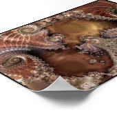 Fraktal-Digitalposter Poster (Ecke)