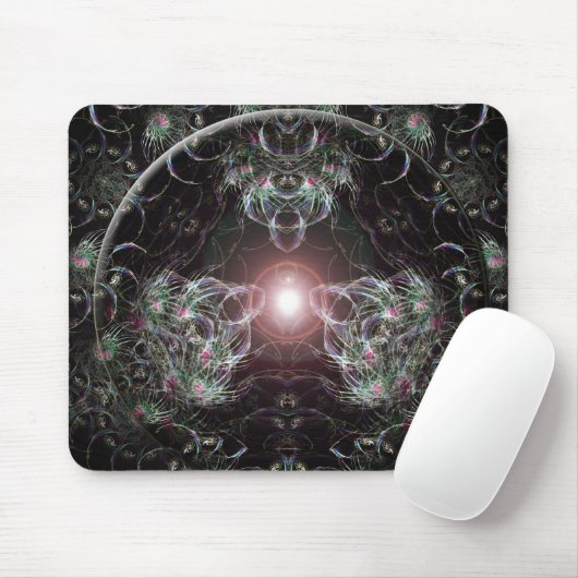 Fraktal Dreamcatcher Mousepad (Mit Mouse)