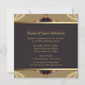 Fraktal Dreams Dinner Party Einladung (Rückseite)