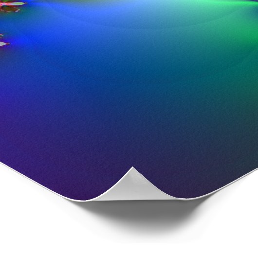 Fraktal drucken poster (Ecke)