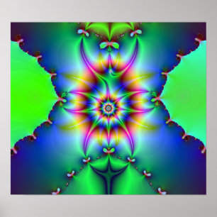 Fraktal drucken poster