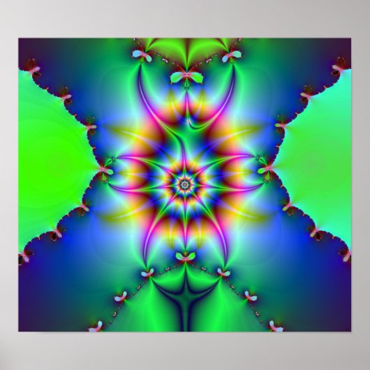 Fraktal drucken poster (Vorne)