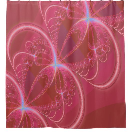 Fraktal Duschvorhang (Vorderseite)
