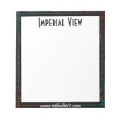 Fraktal-Editor für Imperial View Notizblock (Vorderseite)