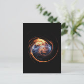 Fraktal eins postkarte (Stehend Vorderseite)