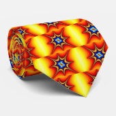 Fraktal Emblem - Fraktal Art Krawatte (Gerollt)