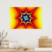 Fraktal Emblem - Fraktal Art Poster (Küche)