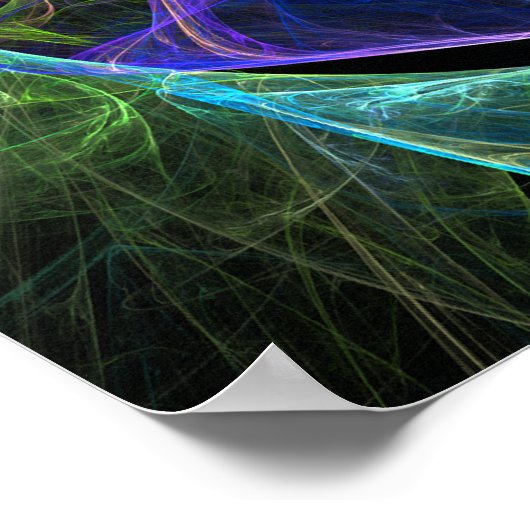 Fraktal Energie Poster (Ecke)