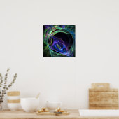 Fraktal Energie Poster (Küche)