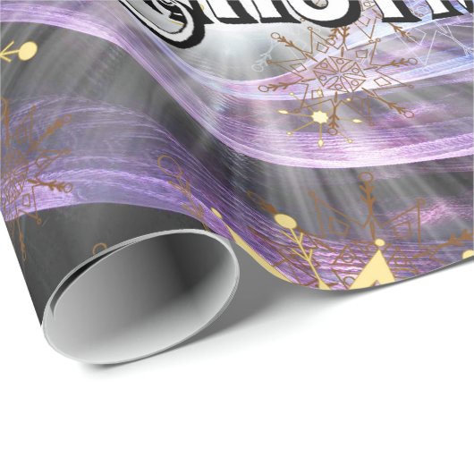 Fraktal Energy Burst Geschenkpapier (Rolleneckpunkt)