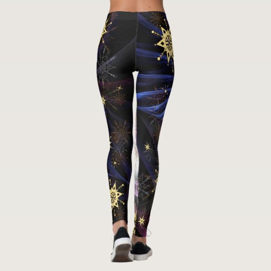 Fraktal Energy Burst Leggings (Rückseite)