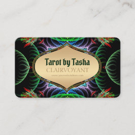 Fraktal Energy Goddess Tarot Business Cards Visitenkarte