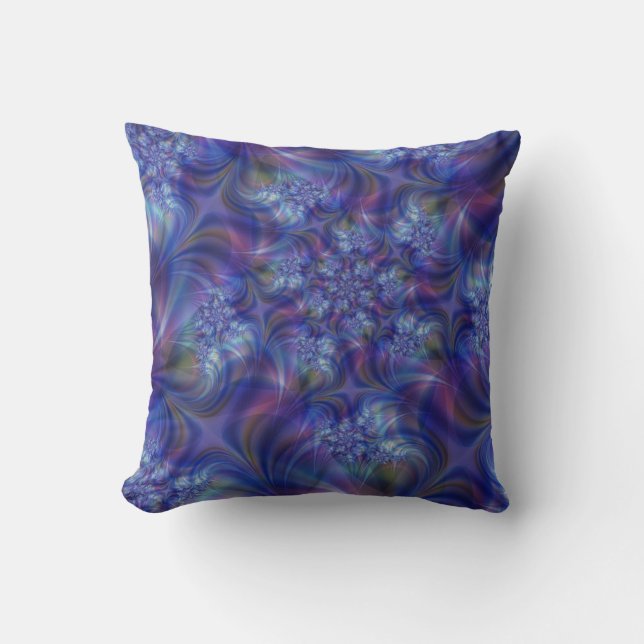 Fraktal Essence Throw Kissen (Vorderseite)