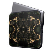 Fraktal Ether Psychedelic Laptop Sleeve (Vorderseite Links)