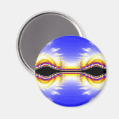 Fraktal Eyes Magnet (Vorderseite/Rückseite)