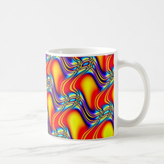 Fraktal Facets Kaffeetasse (Rechts)