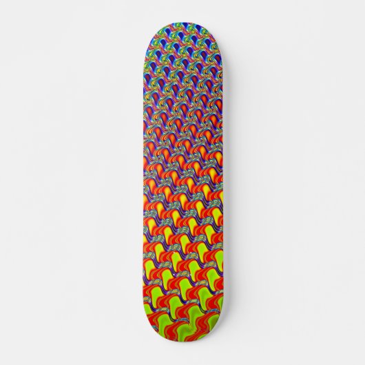Fraktal Facets Skateboard (Vorne)