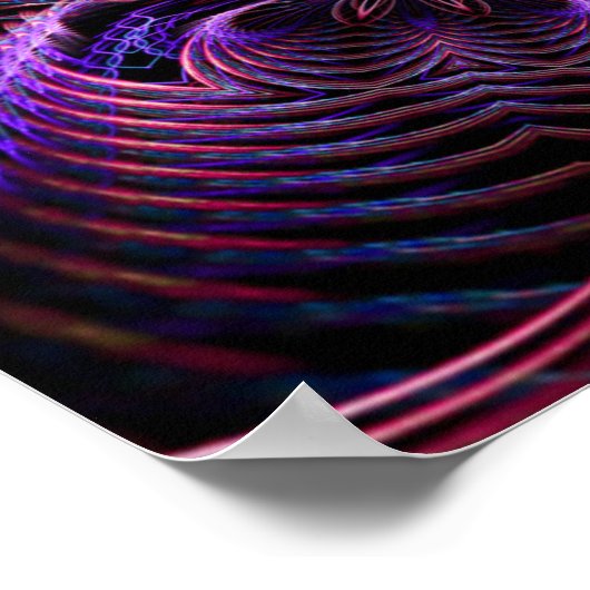 Fraktal-fallendes Poster (Ecke)