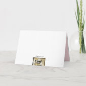 Fraktal-Fantasie (Karte) Feiertagskarte (Rückseite)