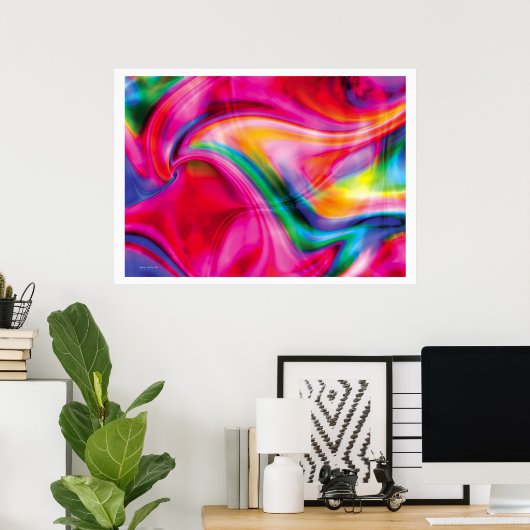 Fraktal Fantasy 20 Poster (Heimbüro)