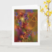 Fraktal Fantasy 25 Karte (Gelbe Blume)