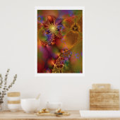 Fraktal Fantasy 25 Poster (Küche)