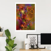 Fraktal Fantasy 25 Poster (Heimbüro)