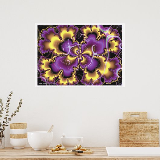 Fraktal Fantasy 2 Poster (Küche)